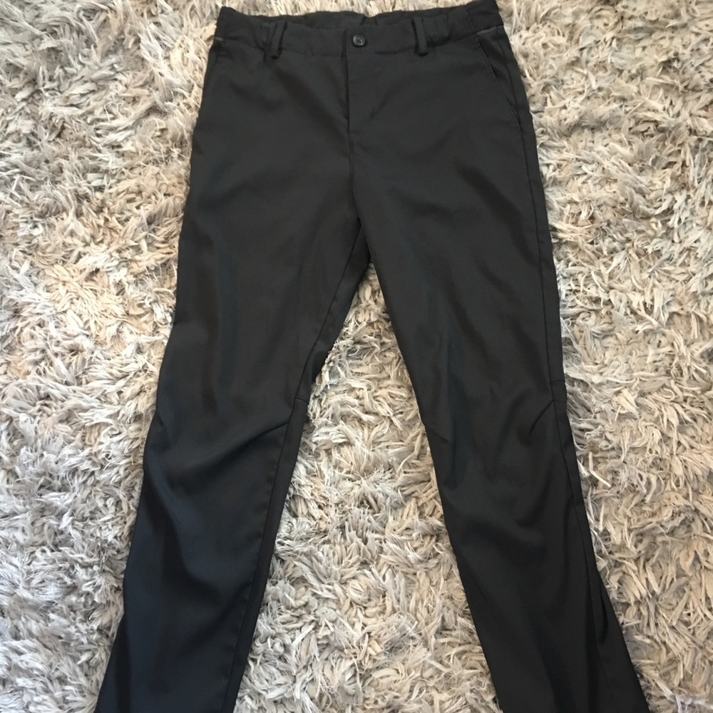 Nike dri-fit golf pants. Black. Youth large.